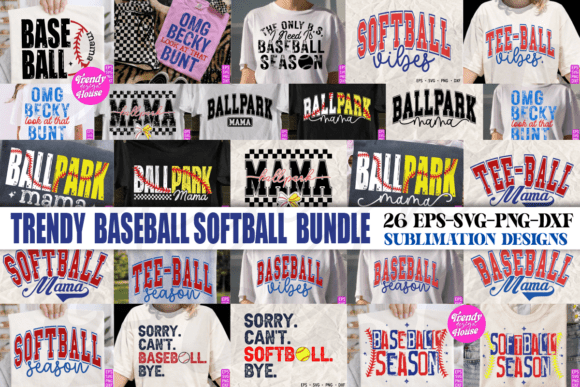 Baseball Softball SVG Bundle: Game Day Ready