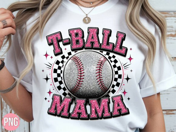 Evaluating the T-Ball Mama Glitter Baseball PNG for Professional Design Workflows