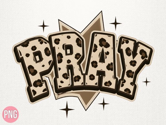 Leopard Pray Christian Western PNG: A Bold Digital Asset