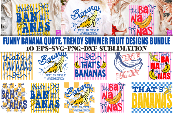 Leveraging the Funny Bananas Summer Fruit PNG Bundle for Strategic Brand Growth