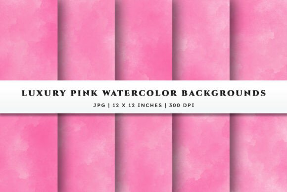 Strategic Design: Elevating Brand Aesthetics with Luxury Pink Watercolor Backgrounds