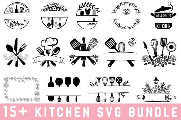 Streamlining Your Creative Workflow with the 15 Kitchen SVG Bundle