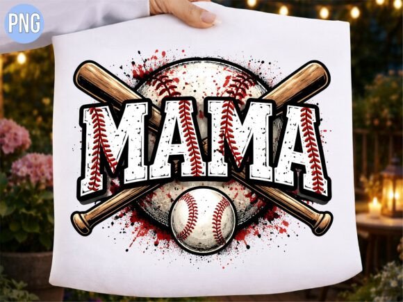 Unleashing Creativity with the Baseball Mama Distressed Sports Mom PNG