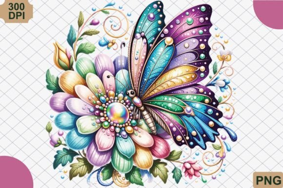 Unlocking Creative Potential with the Ornate Jeweled Butterfly Flower PNG: A Guide to Digital Luxury Design