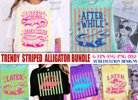 Unlocking Summer Creativity with the Preppy Girly Alligator Summer PNG Bundle
